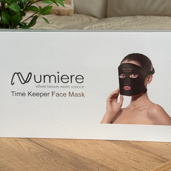 Numiere Time Keeper LED Face Mask Blue / Red / NIR Light Therapy NEW SEALED